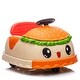 preview thumbnail 10 of 18, 12V Kids Ride On Electric Bumper Car W/Parents Control,Cute&Realistic Hamburger Design,360 Degree Rotation,Storing Space