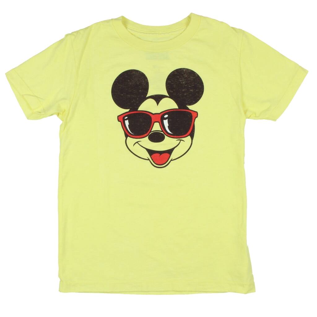 Disney Mickey Mouse Boy's Sunglasses Cool Mickey T-Shirt