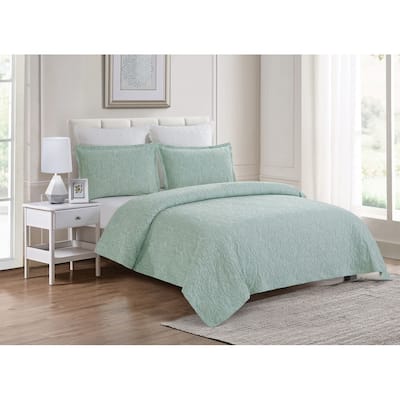 Shiloh Pebble Coverlet Set