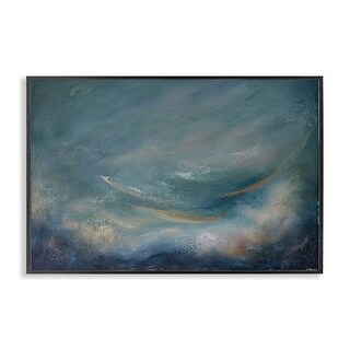 Stupell Dark Storm Clouds Abstract Framed Giclee Art Design By Lydia ...