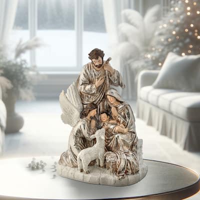 13.5"Resin Renaissance Holy Night Scene