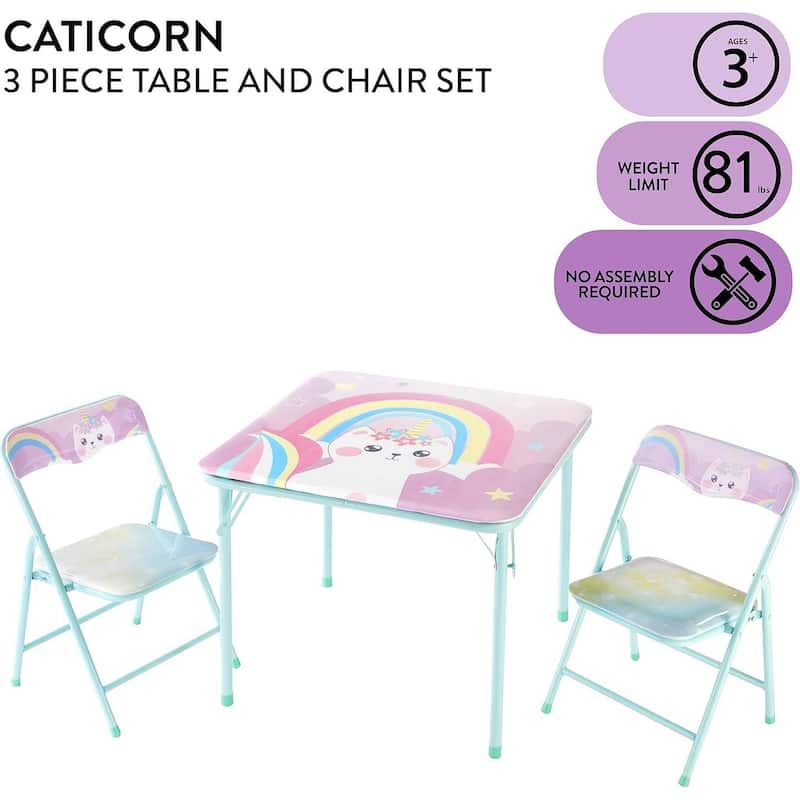 Heritage Kids Three Piece Table and Chair Set - Multi