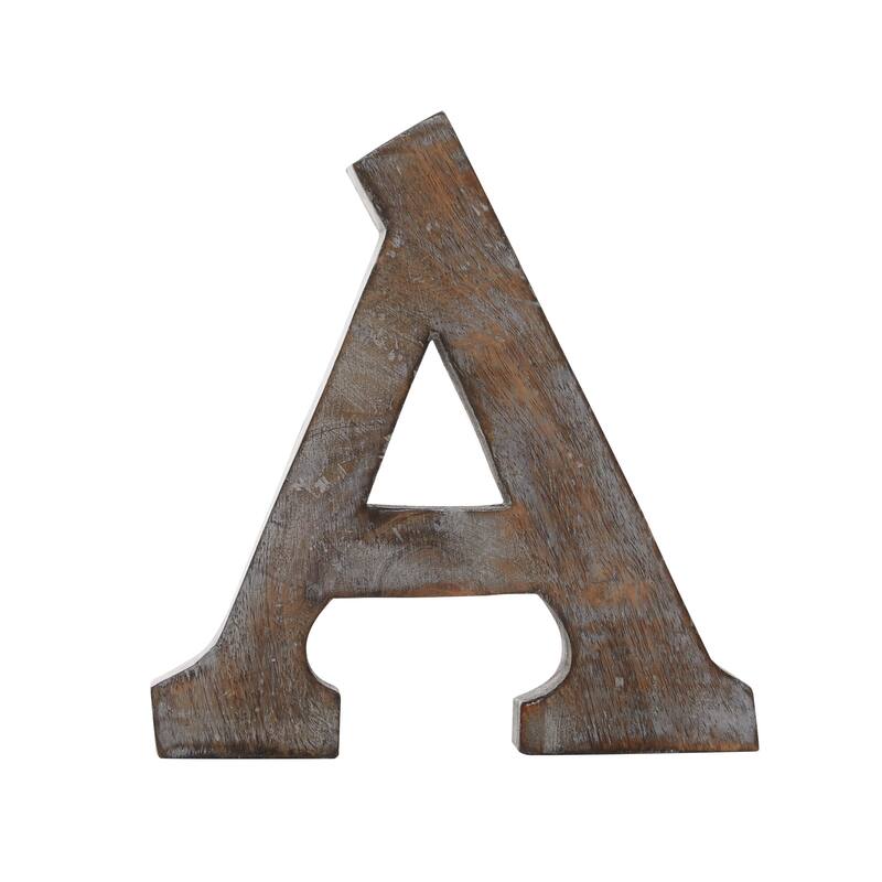 Wood Traditional Decorative Sign (Set of 6) - S/6 8"H