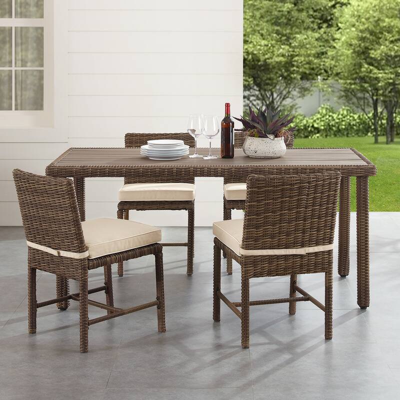 Crosley Bradenton 5Pc Outdoor Wicker Dining Set
