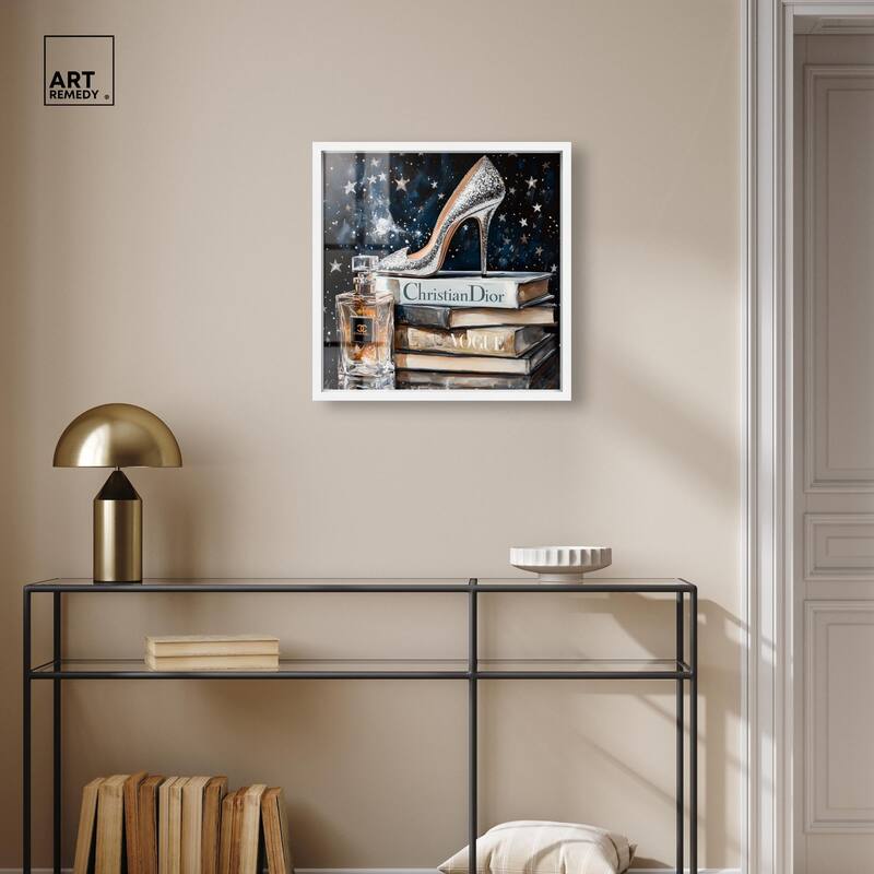 Sparkling Stars Heel Shadowbox by Art Remedy