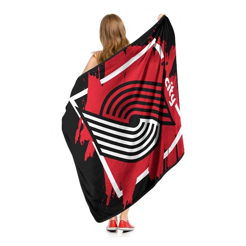 NBA Portland Trail Blazers Dimensional Micro Raschel Throw Blanket