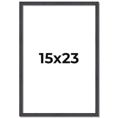 15x23 Frame Brown Solid Wood Picture Frame - Complete Modern Photo