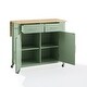 preview thumbnail 24 of 31, Savannah Wood Top Drop Leaf Kitchen Island/Cart - 30"d x 42"w x 37"h