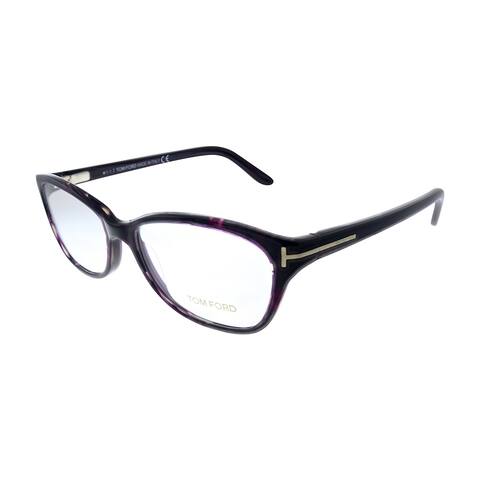 Tom Ford Womens Purple Havana Frame Eyeglasses 54mm