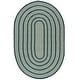 preview thumbnail 53 of 57, SAFAVIEH Handmade Braided Levina Country Rug 5' x 8' Oval - Ivory/Dark Green - Oval