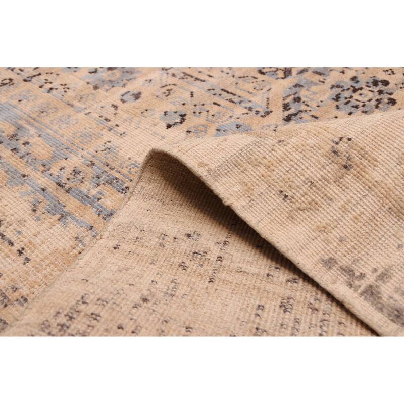 ECARPETGALLERY Hand-knotted Jules Serapi Beige Wool Rug - 8'2 x 9'9