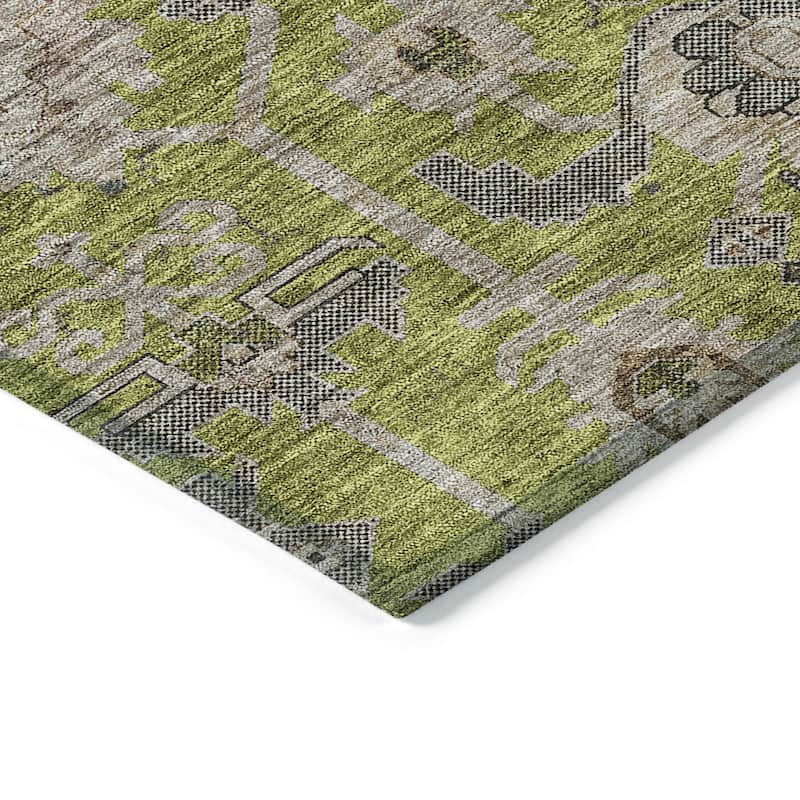 Machine Washable Indoor/ Outdoor Chantille Traditional Boho Rug