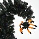 preview thumbnail 3 of 3, 6 ft. Pre-Lit Halloween Bent Top Black Tree - 6 ft