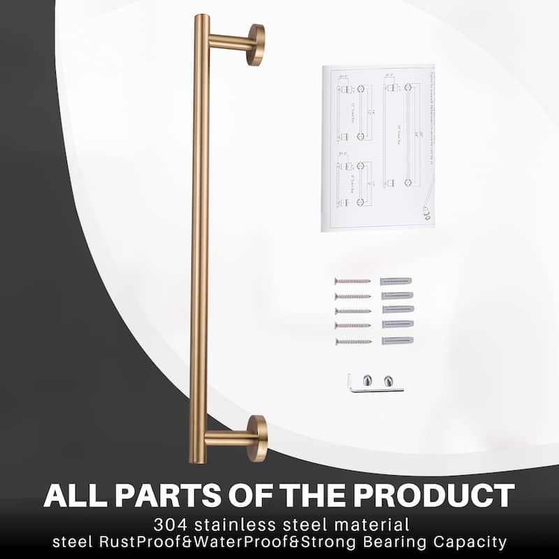 WOWOW Mutiple length Wall Mounted Stainless Steel Towel Bar