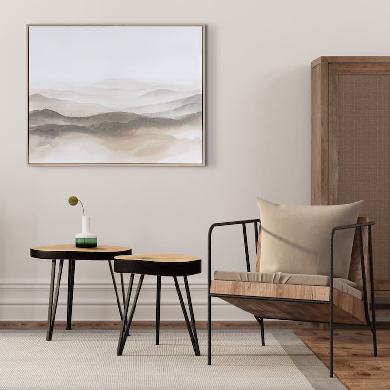 Over the Hills, Hand Painted Canvas