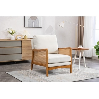 Modern Wood Accent Chair for Living Room - Bed Bath & Beyond - 38190171
