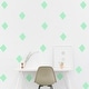 preview thumbnail 1 of 0, Walplus Peel and Stick Glow In The Dark Diamond Wall Sticker Home Room Decor