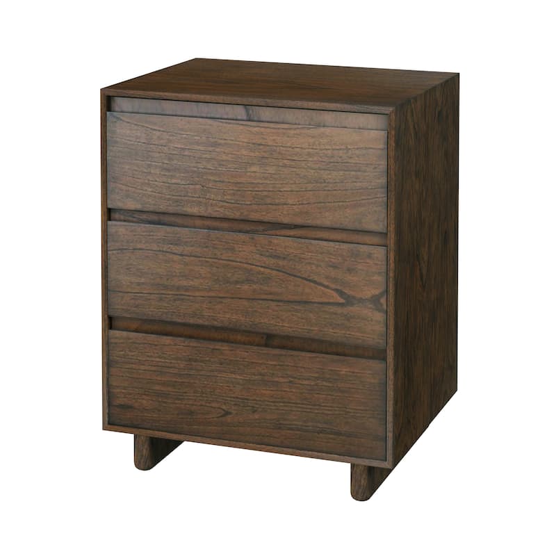 Halmstad Wood Panel 3 Drawer Narrow Nightstand