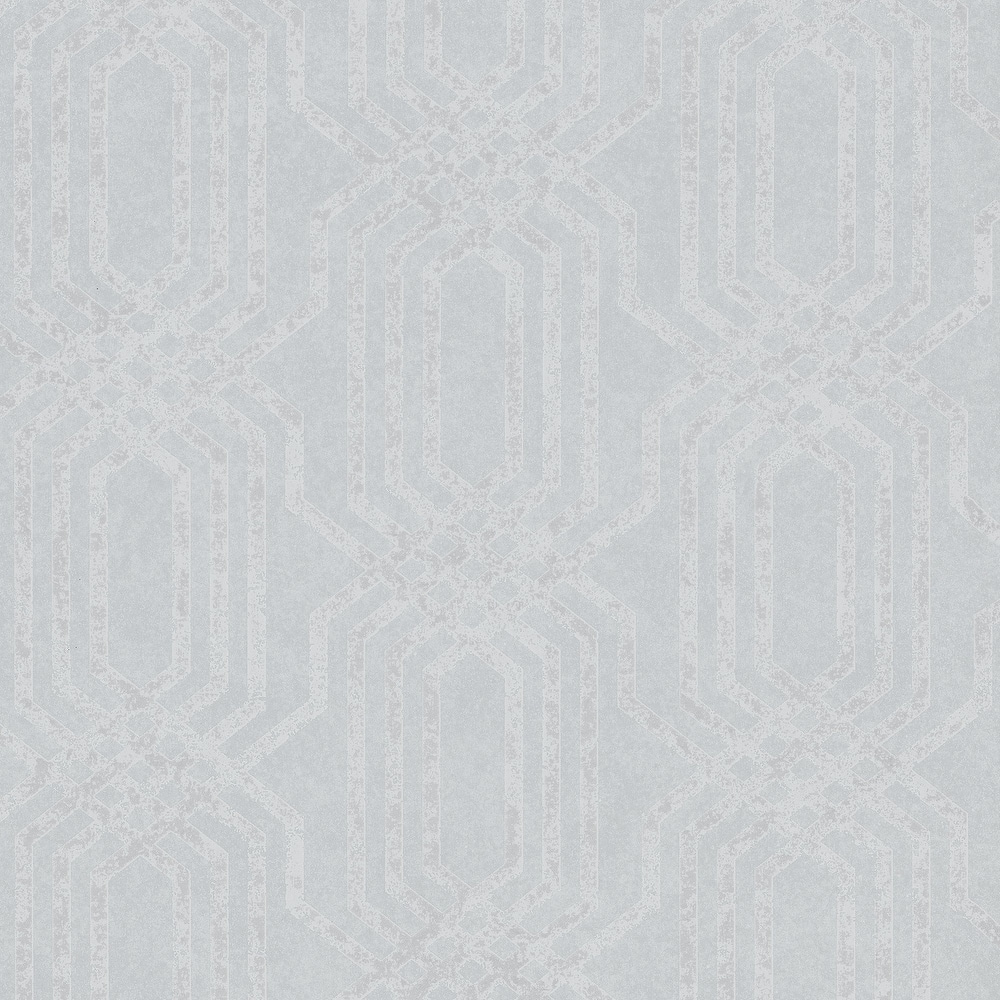 Galerie Wallcoverings Hotel Embossed Geometric Trellis Non-woven Glitter Wallpaper Roll