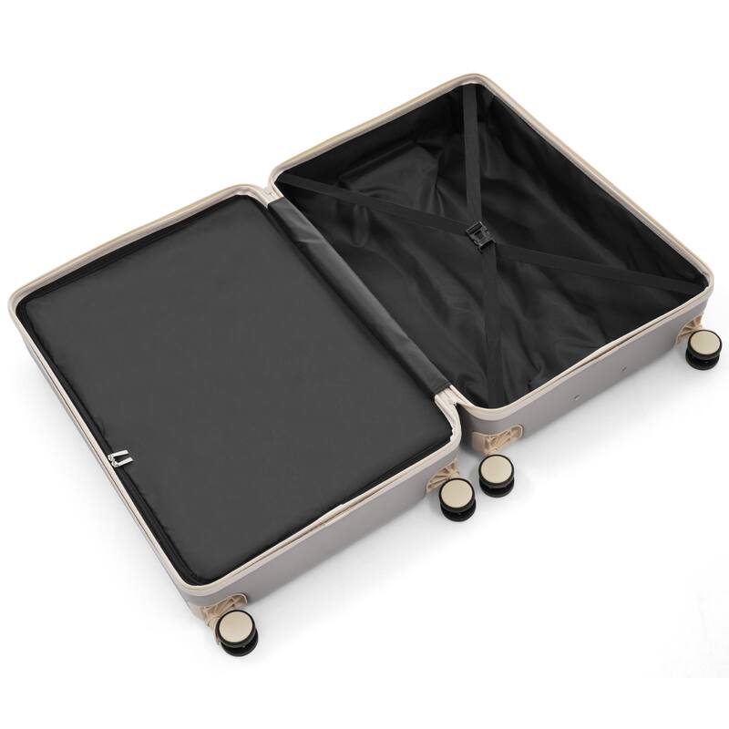 Luggage Set 3 Piece, Lightweight Durable ABS Suitcases with Spinner Wheels and TSA Lock, Carry-on & Checked Travel Luggage