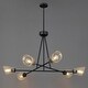 preview thumbnail 4 of 3, Maxim 26266SS Keppe 6 Light 48" Wide Chandelier