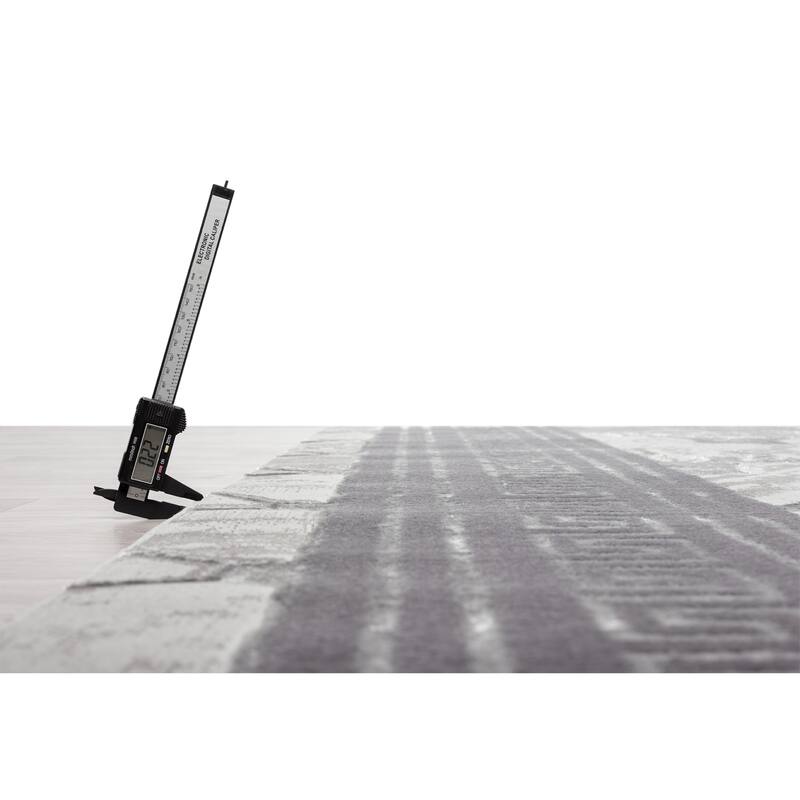 Ksamil Collection Abstract Border Area Rug