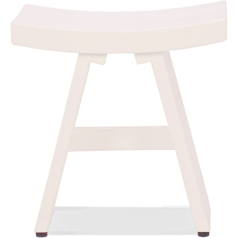 18" Asia Decorative Wood Bench