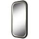 preview thumbnail 4 of 4, Nevaeh Curved Beveled Rectangle Wall Mirror - 43" - Black and Gold