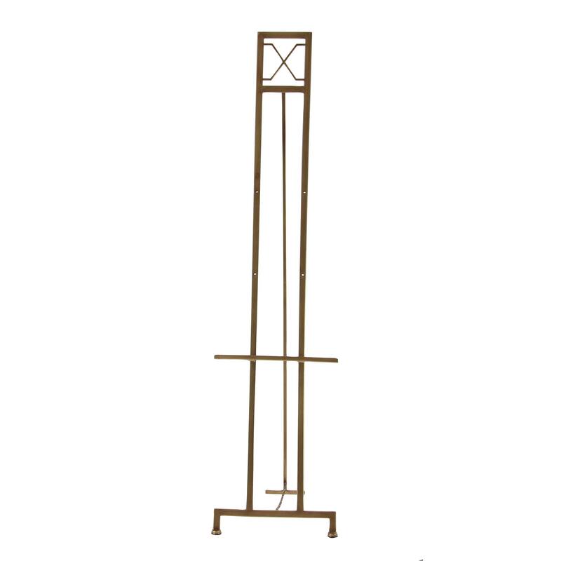 Gold Metal Adjustable 3 Tier Geometric Display Easel with Chain Support