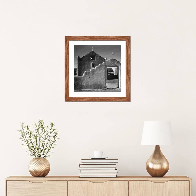 iCanvas "Church, Taos Pueblo, New Mexico, 1941" by Ansel Adams