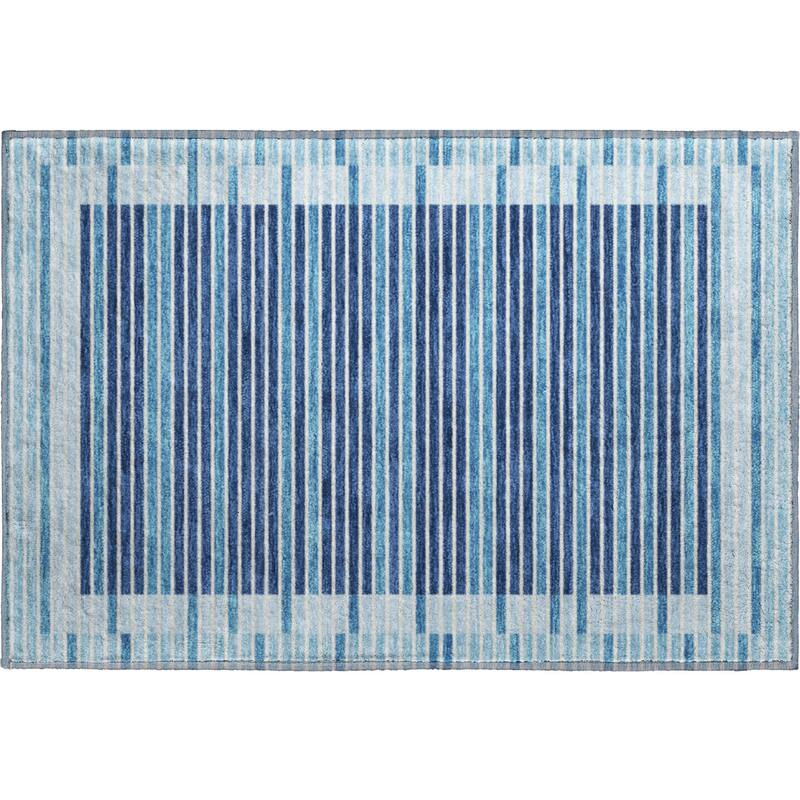 Premium Washable Super Soft Border Geo Mayfield Rug