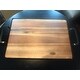 Certified International Brown Acacia Wood Tray with Metal Frame
