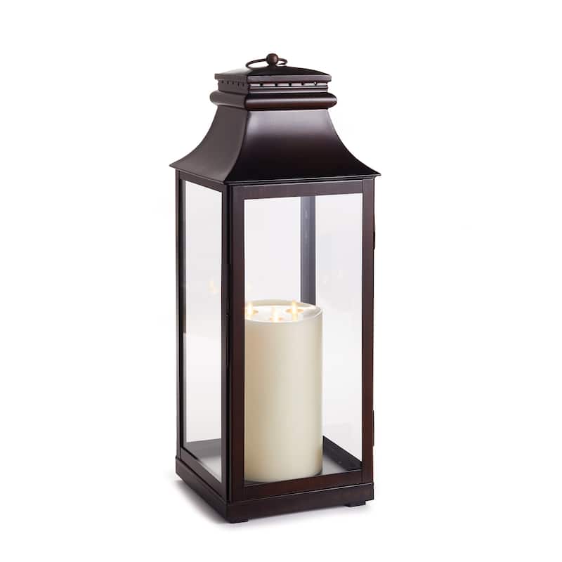 Colby Outdoor Lantern Large - Black - N/A