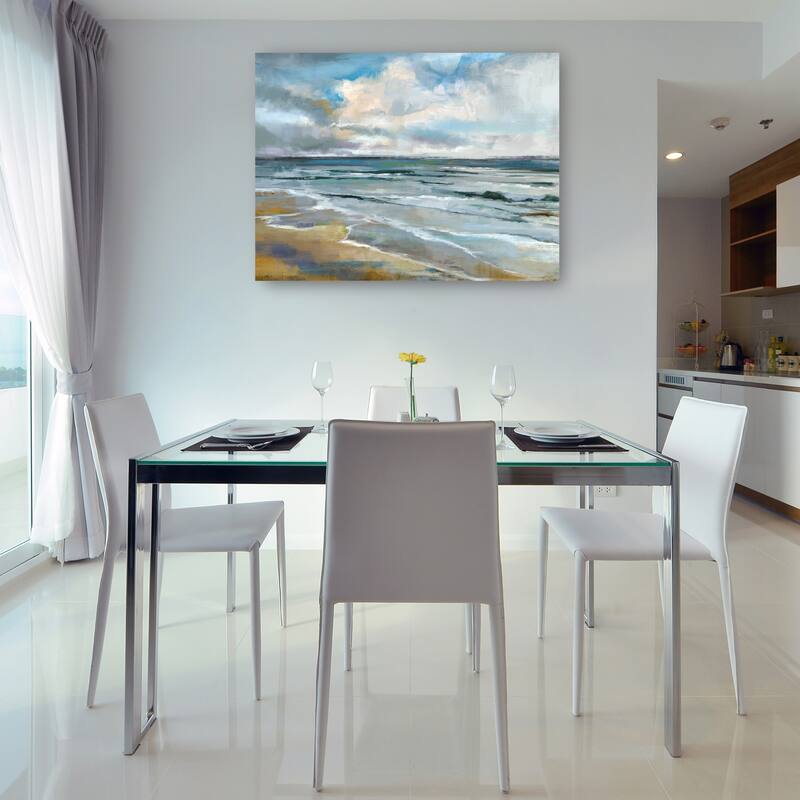 Autumn Beach By Studio Arts Canvas Art Print