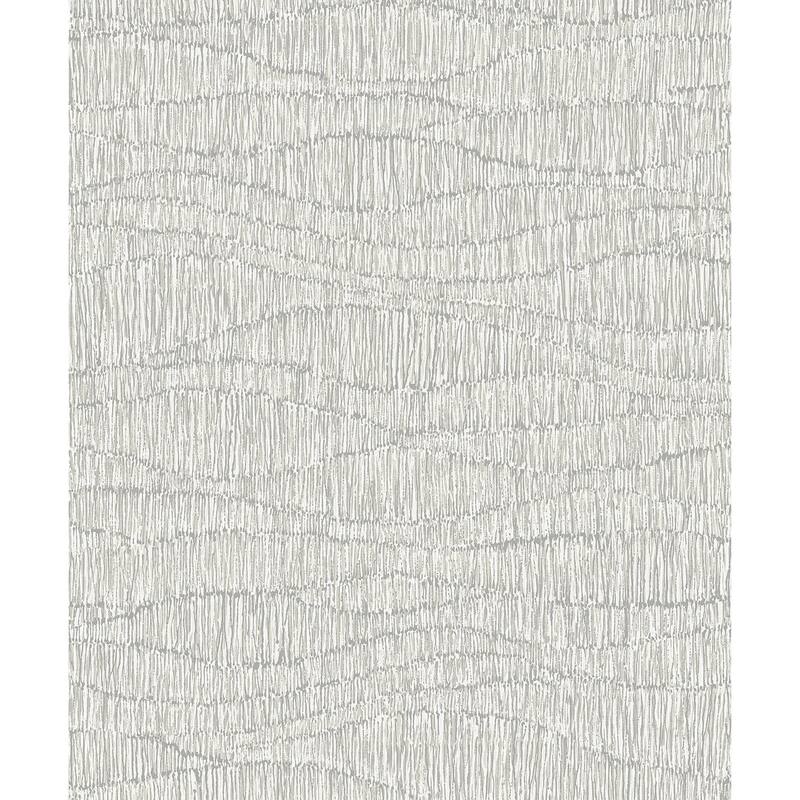 Seabrook Designs Tatiana Waves Non-Woven Unpasted Wallpaper - 20.9 in W x 33 ft. L - Stone