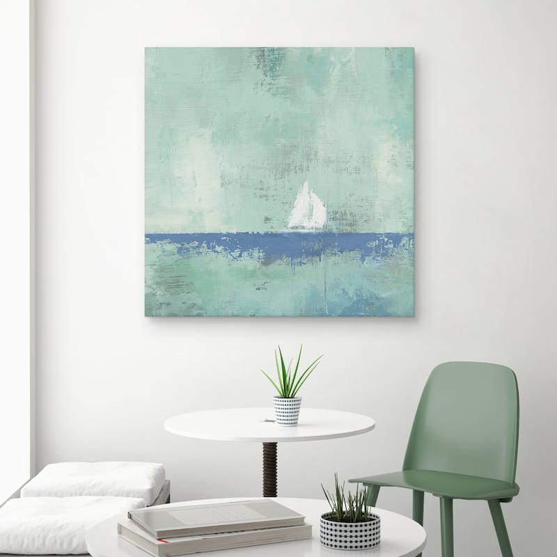 Sailboat Dream Square by James Wiens Canvas Art Print