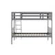 preview thumbnail 51 of 68, Convertible Solid Wood Bunk Bed Frame for Kids with Ladder, No Box Spring Needed