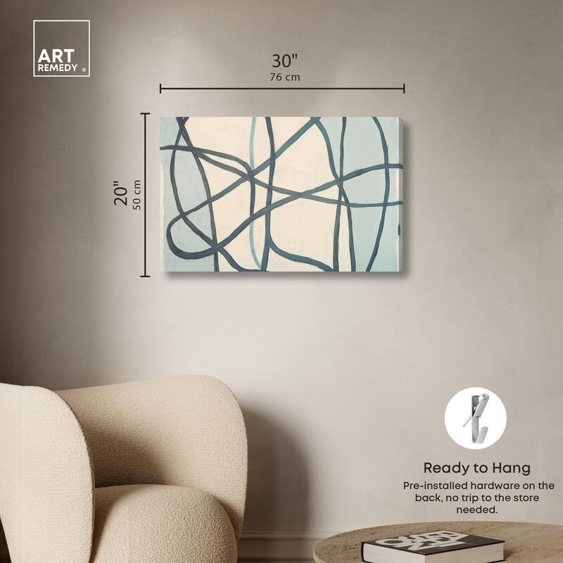 Eternal Loop II Canvas by Art Remedy, Gallery Wrapped