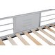 preview thumbnail 7 of 9, Elegant Metal Twin over Full Bunk Bed, Heavy-duty Sturdy Metal, Noise Reduced, Safety Vent Board Guardrail, Black
