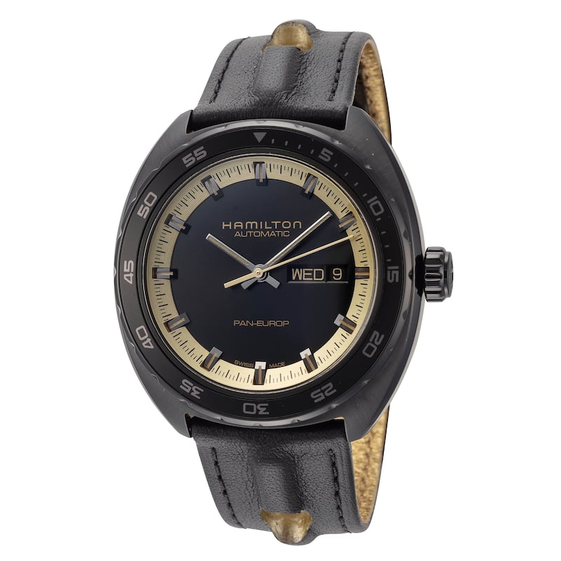 Hamilton Men's American Classic 42mm Automatic Watch H35425730 - Black - N/A