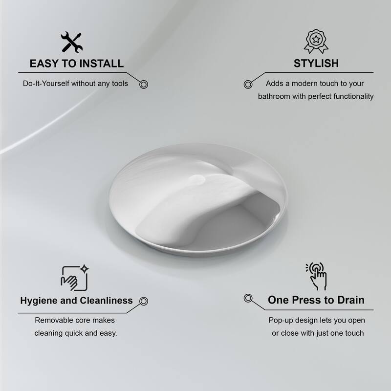 Dowell Vessel Sink Pop-Up Drain