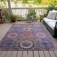 preview thumbnail 55 of 101, Machine Washable Indoor/Outdoor Boho Global Chantille Rug