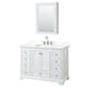 Option White, Chrome Trim, Giotto Quartz Top