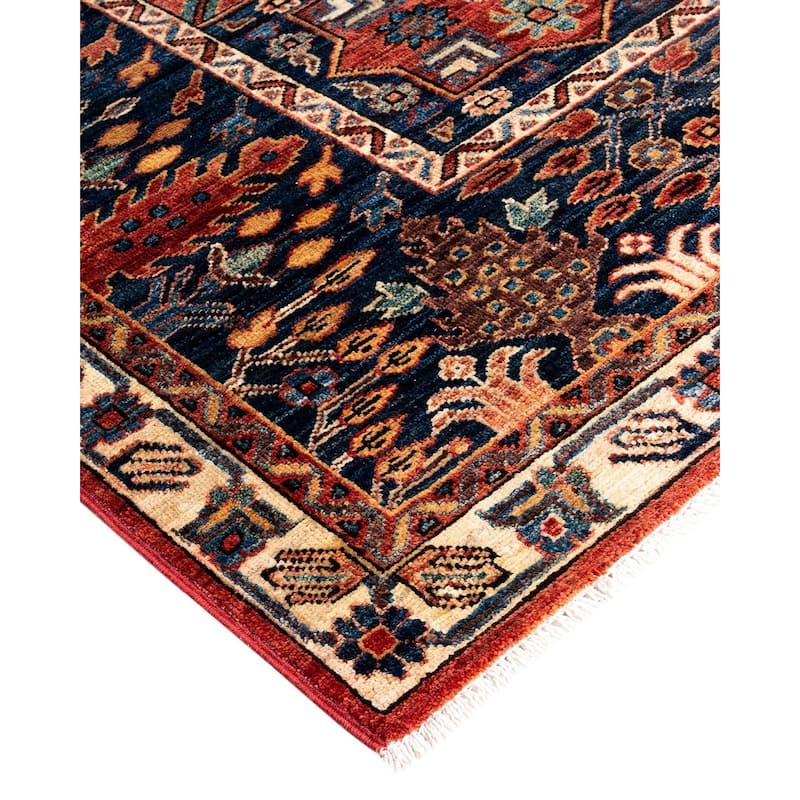 Serapi One-of-a-Kind Hand-Knotted Area Rug - Red, 8' 2" x 9' 11" - 8' 2" x 9' 11"