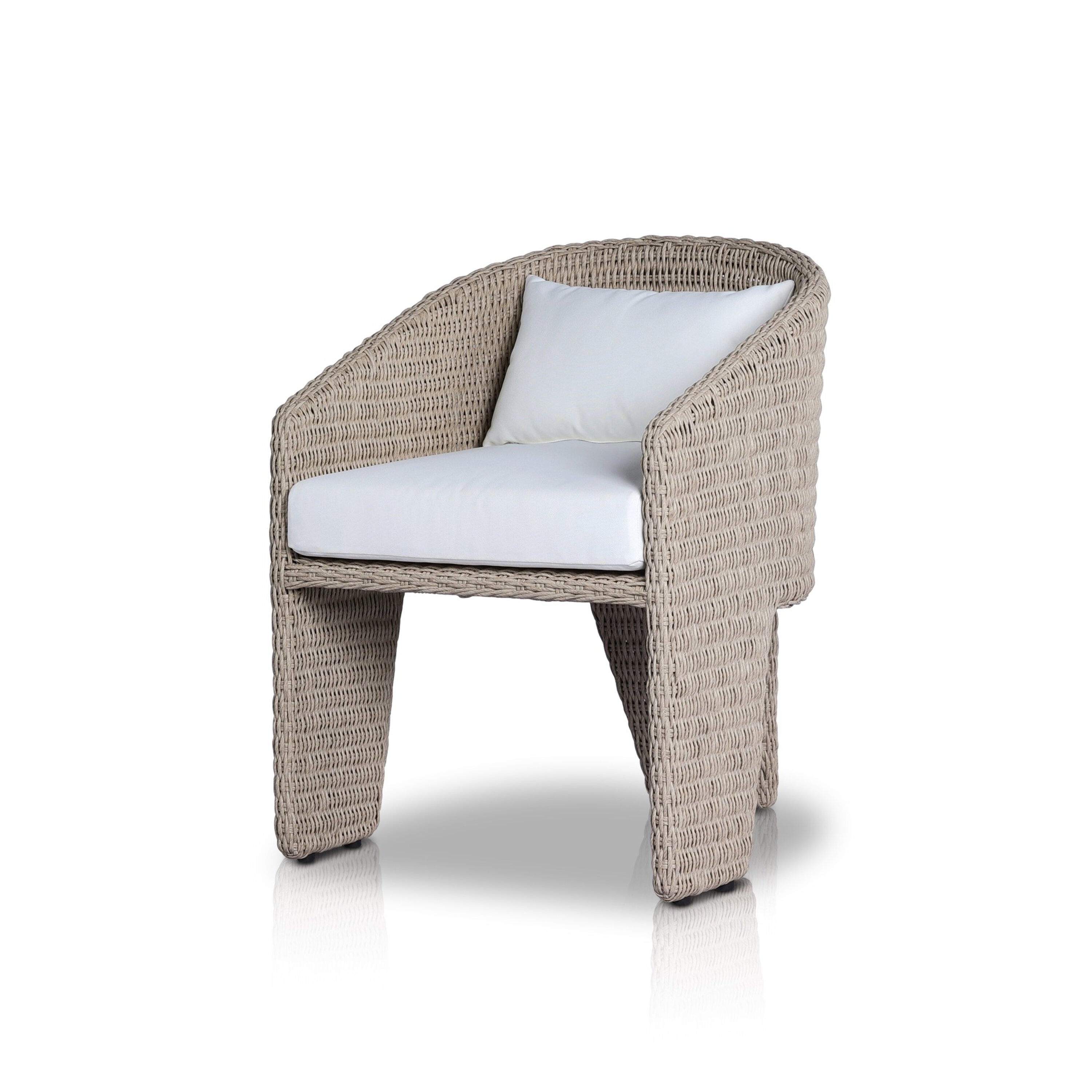 Marissa Outdoor Dining Chair-Vintage White