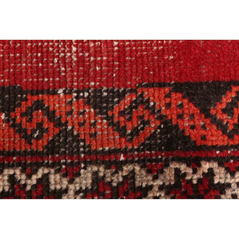 ECARPETGALLERY Hand-knotted Antalya Vintage Red Wool Rug - 3'9 x 6'5