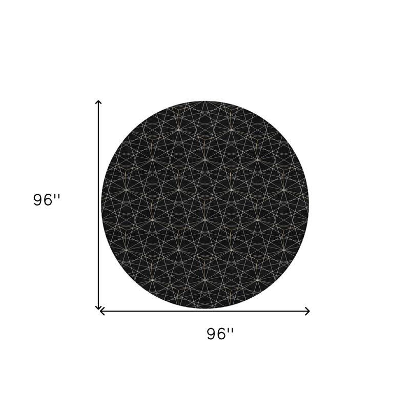 HomeRoots Geometric Transitional Rectangle Outdoor Rug