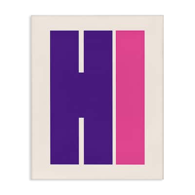 Stupell Hi Contemporary Typography Canvas Wall Art Design By House of Lulu