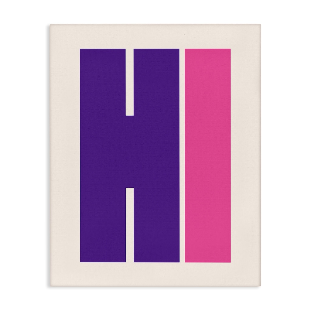 Stupell Hi Contemporary Typography Canvas Wall Art Design By House of Lulu