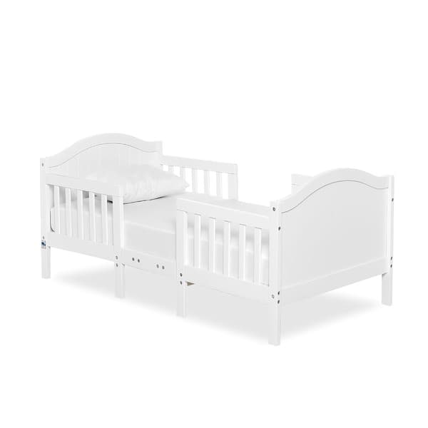slide 2 of 13, Dream On Me Portland 3 In 1 Convertible Toddler Bed in White White - Toddler